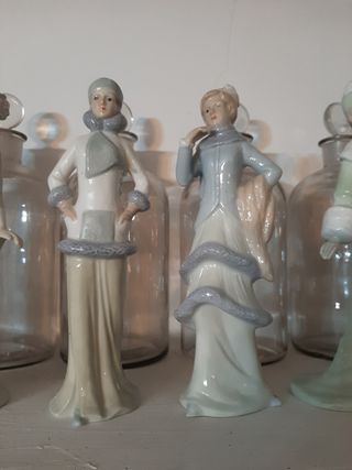 9 Figuras porcelana IPL imitación lladro