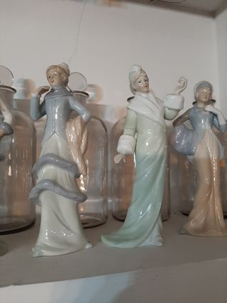 9 Figuras porcelana IPL imitación lladro