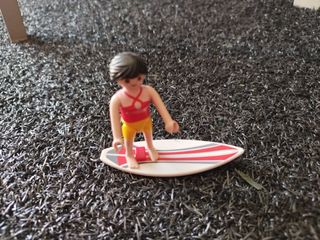 Playmobil surfista con tabla de surf 