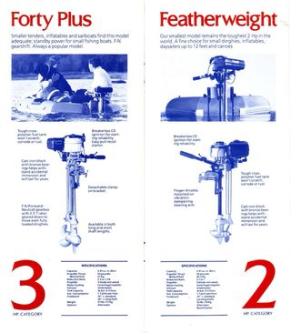 Motor fueraborda British Seagull Featherweight