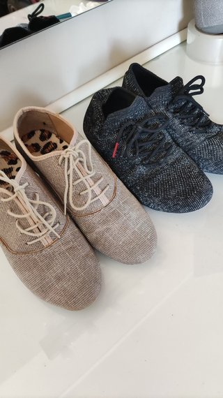 Zapatos de baile jazz.