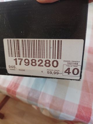 Zapatos tacón 