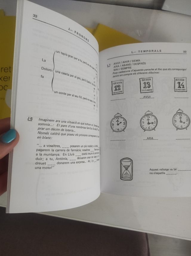 Llibretes d'exercicis autocorrectius