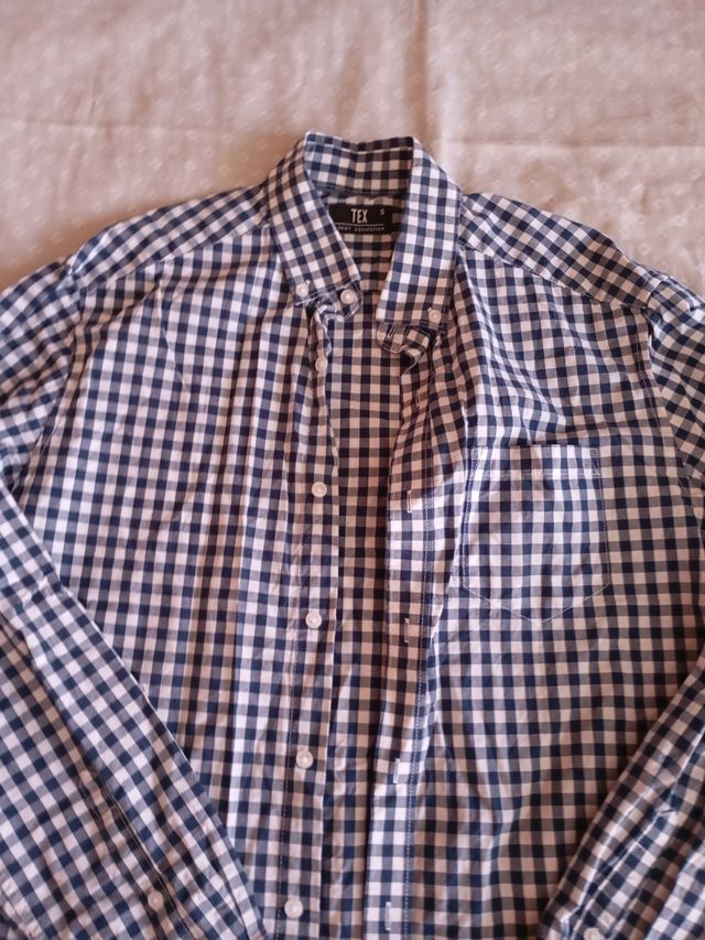 Camisa cuadritos 💙 nueva talla S