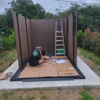 Montaje Casetas Carpas Muebles Leroy Carrefour