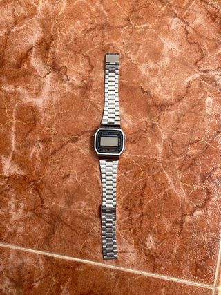 reloj casio plata