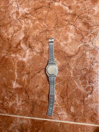 reloj casio plata