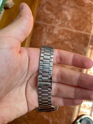 reloj casio plata