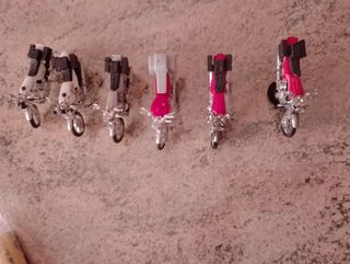 Lote de motos a escala