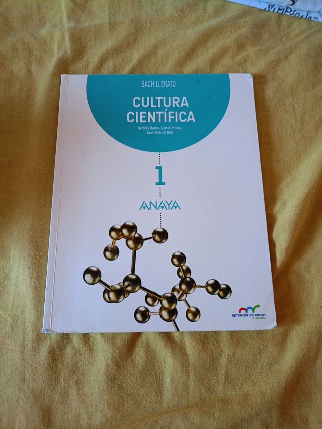 Libros Cultura Científica Anaya