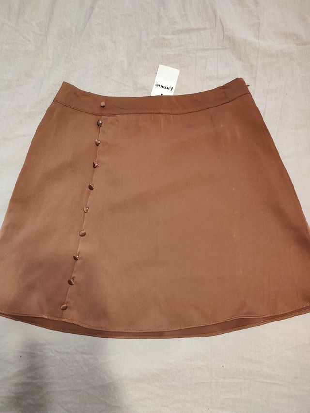 Mini falda satén Pimkie