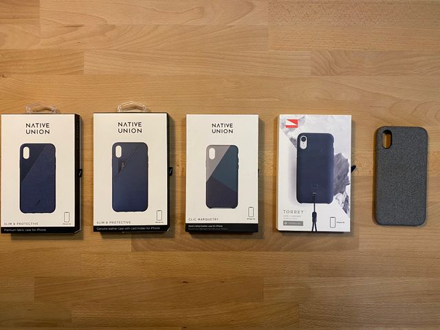 Cover iPhone XR (Native Union, Lander, kwmobile)