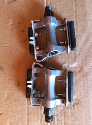 Pedales aluminio bicicleta vintage