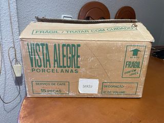 Juego de cafe 15 piezas porcelanas vista alegre