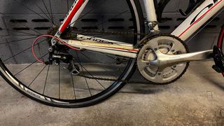 Bicicleta carbono FISURA en cuadro