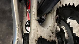 Bicicleta carbono FISURA en cuadro