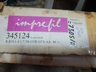 Renault 19 radiador de agua