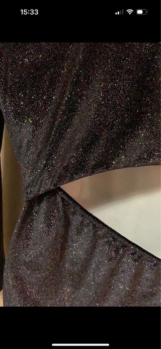 Vestito monospalla lurex nuovo