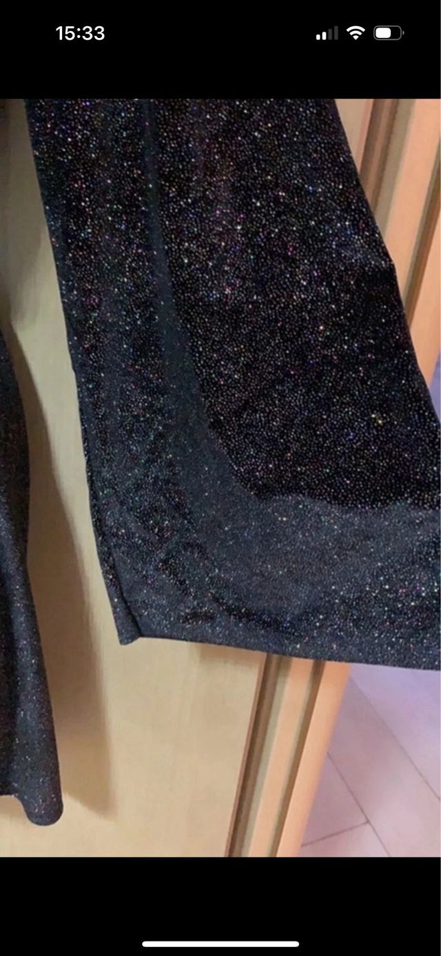 Vestito monospalla lurex nuovo