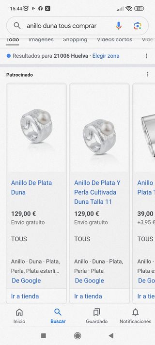 Anillo Tous