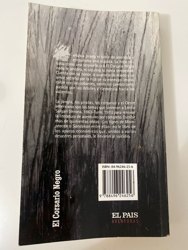 El Corsario Negro - Emilio Salgari, Aventuras