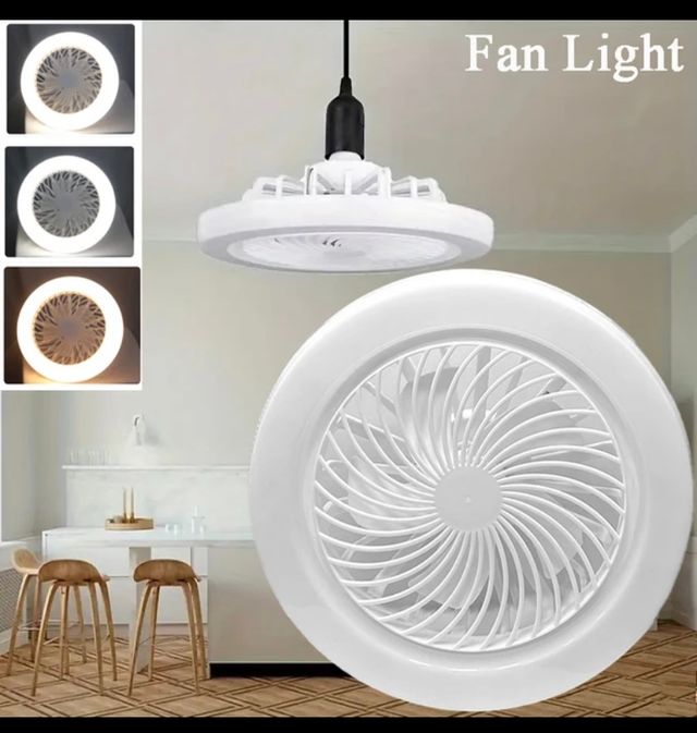 Lámpara LED de Techo con Ventilador