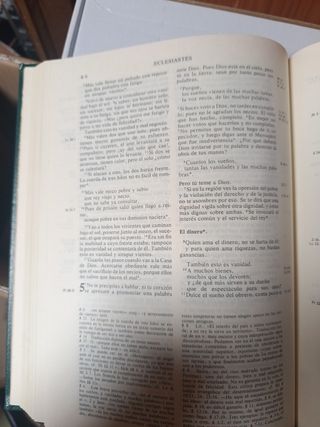 La biblia en 3 tomos. Ilustraciones estilo mudejar