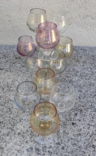 Copas de cognac, brandy...