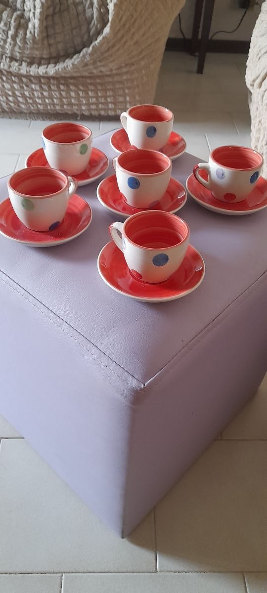 Servizio 6 tazzine da caffe
