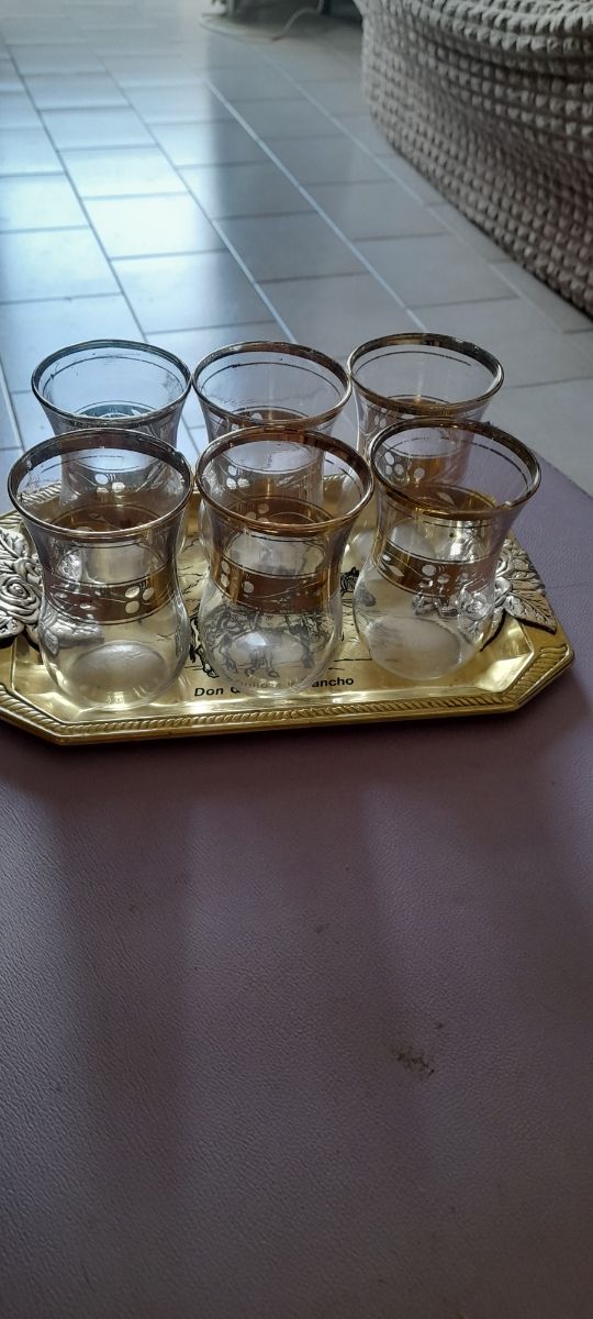 Servizio 6 bicchierini vintage