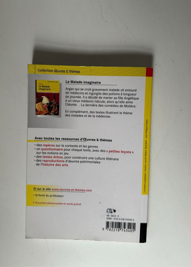 Le malade imaginaire Molière