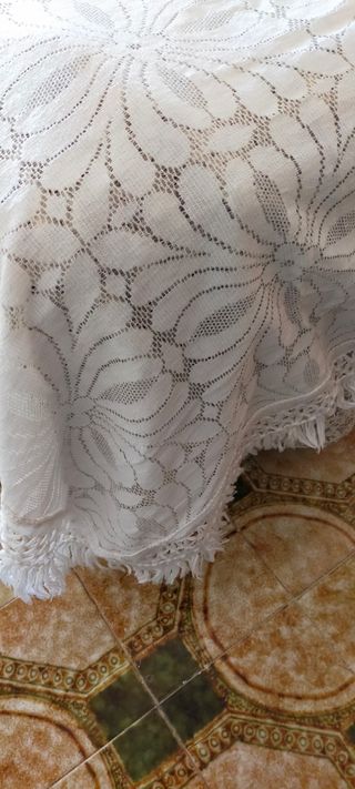 Colcha blanca VINTAGE 