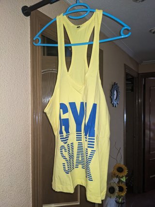 Camiseta tirantes gym shark