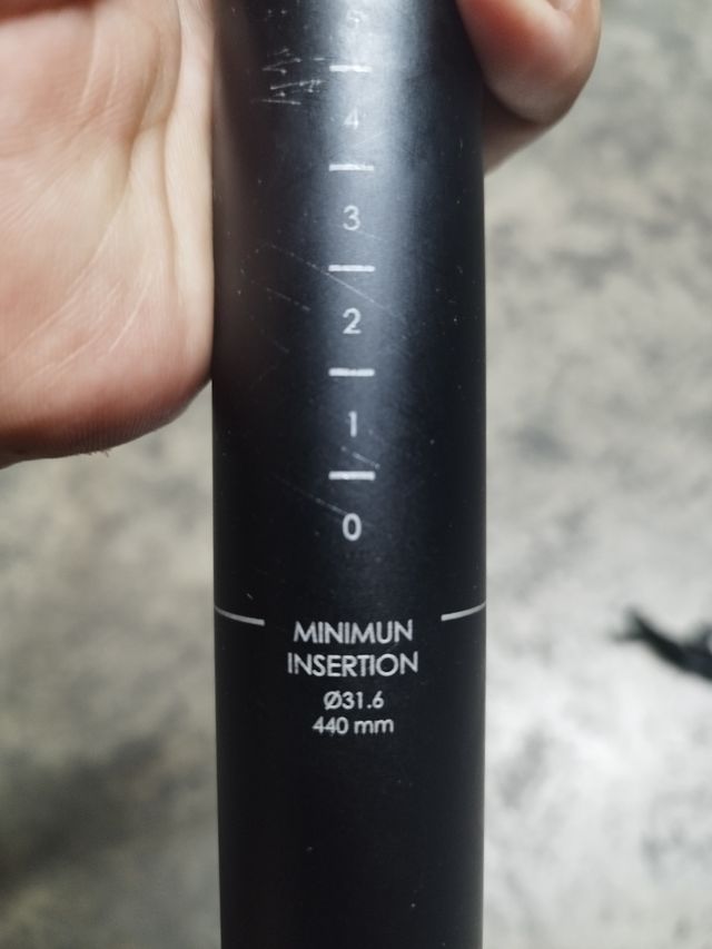 Tija telescopica 31,6 x 440