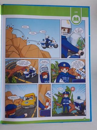 2 libros. PLAYMOBIL PROFESIONES: BOMBEROS POLICÍAS