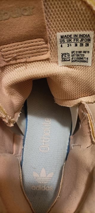 Zapatillas tipo botín Adidas rosas mujer