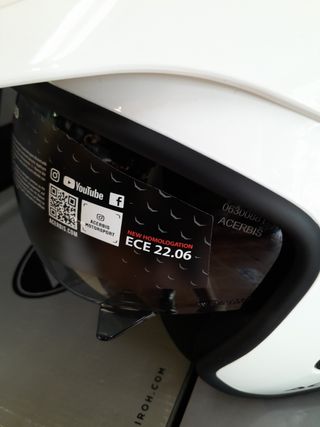 Casco moto XS Trial Jet Acerbis