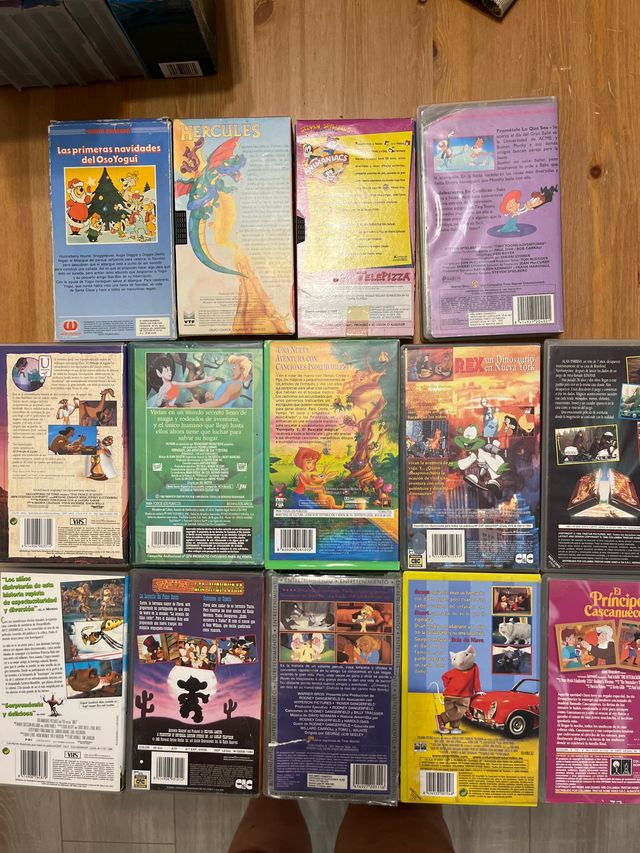 Clasicos VHS infantil y juvenil años 90