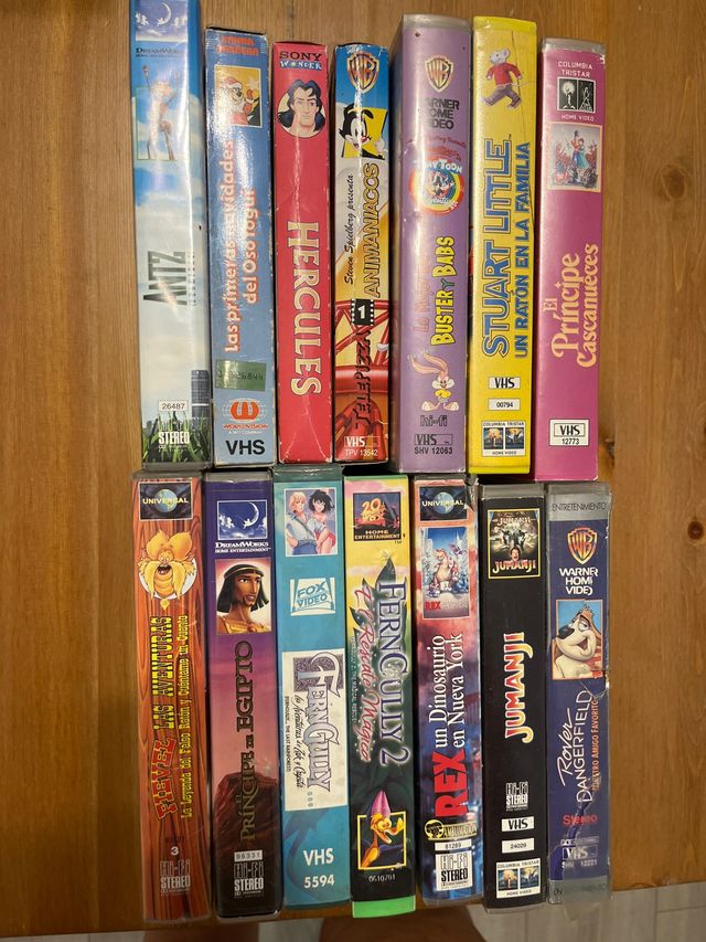 Clasicos VHS infantil y juvenil años 90