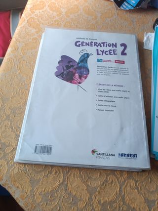 Libros francés 1 bachillerato Generatin lycee
