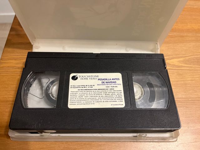 VHS original Pesadilla antes de Navidad