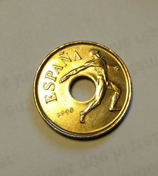 Moneda 25 pesetas Olimpiadas Barcelona