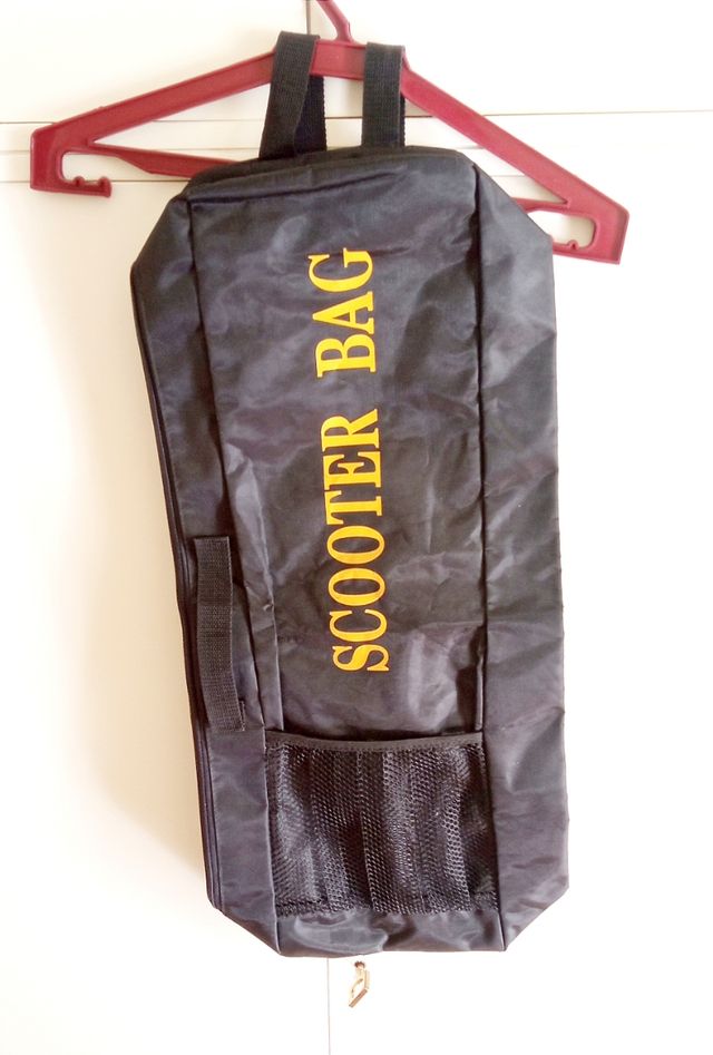 Zaino pattinaggio scooter bag nylon nero nuovo
