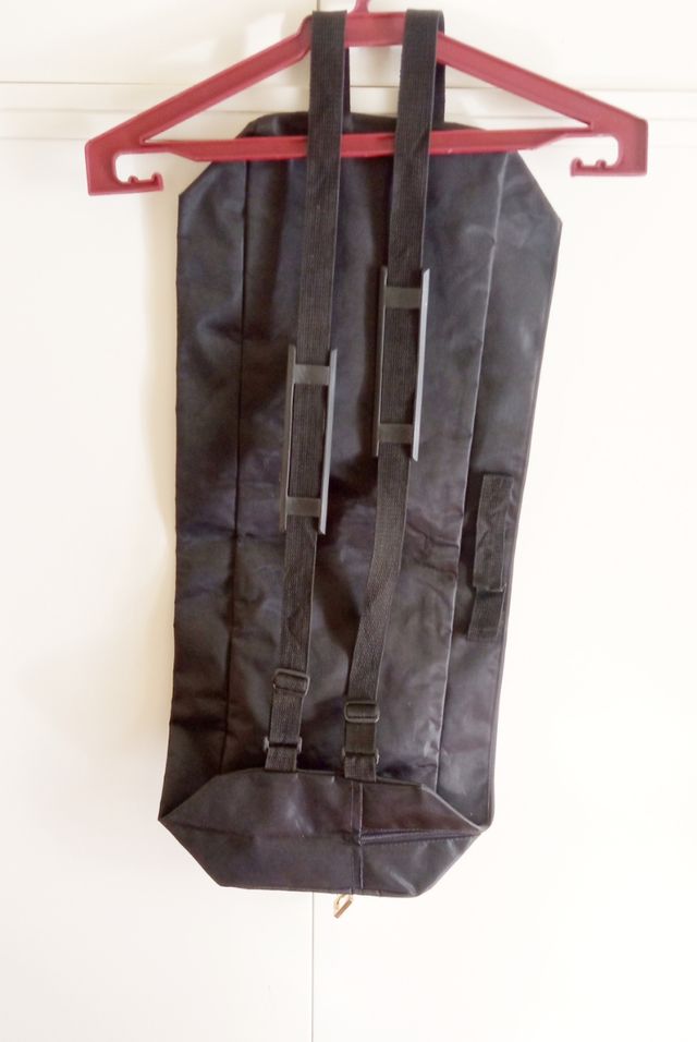 Zaino pattinaggio scooter bag nylon nero nuovo