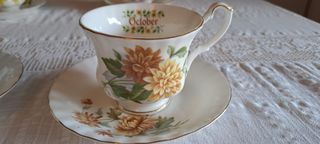 9 servicios de te de porcelana Bon China