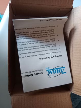 Misuratore segnale satellitare