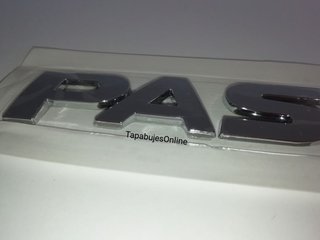 LETRAS MALETERO PASSAT CROMADAS LOGO PEGATINA