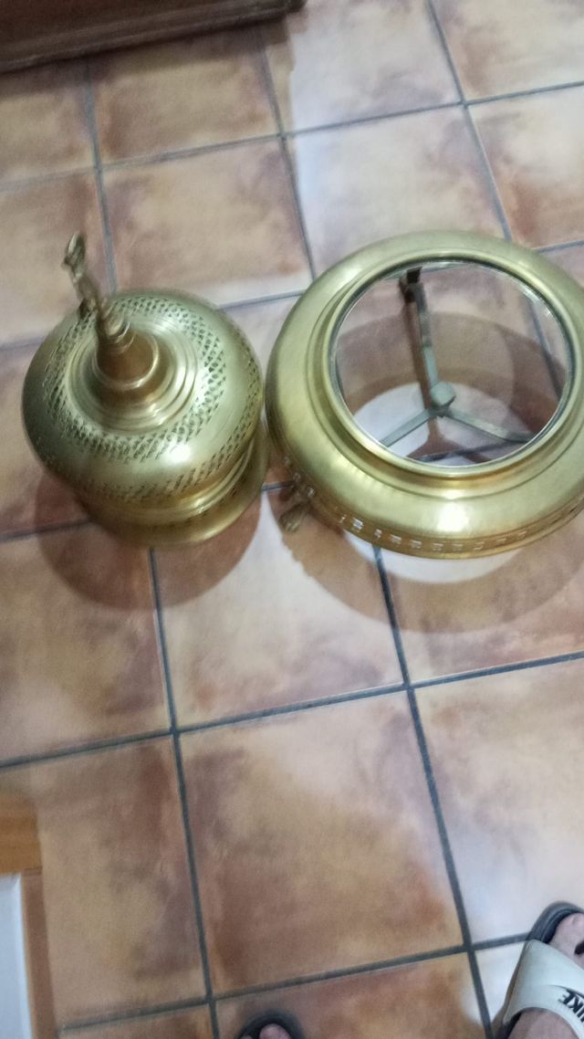 Brasero latón antiguo 