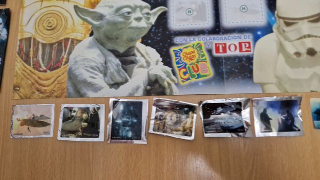 Star Wars: set completo Chupa chups 1997