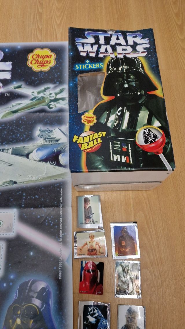 Star Wars: set completo Chupa chups 1997
